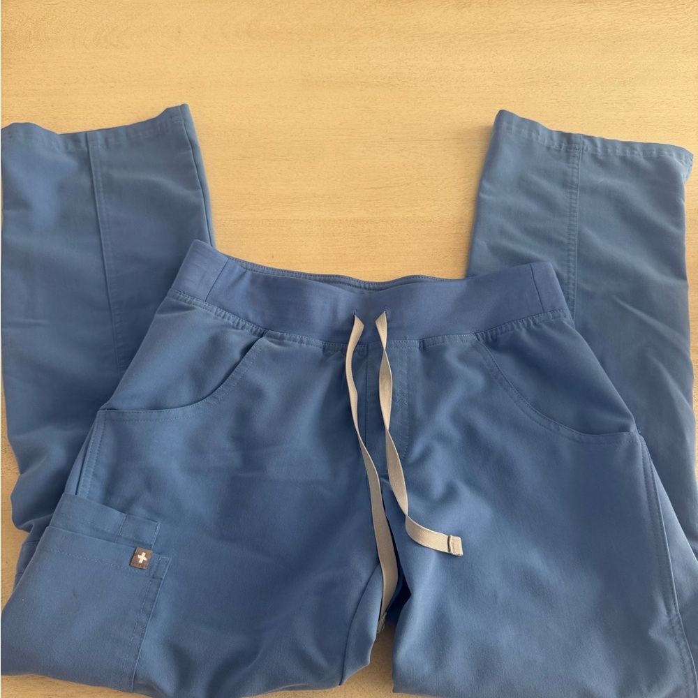 Figs Ceil Blue Kade Scrub Pants - XSP